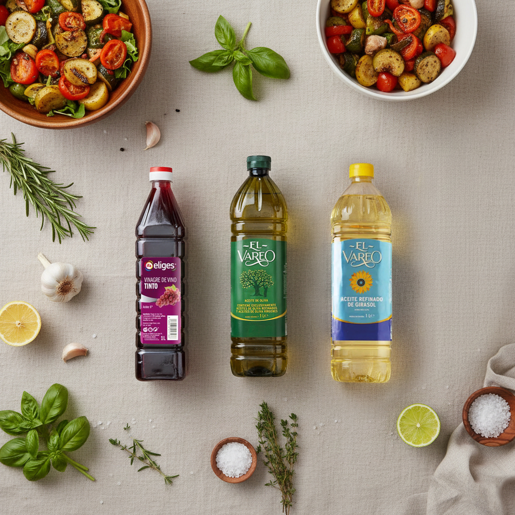 Aceites, grasas y vinagres