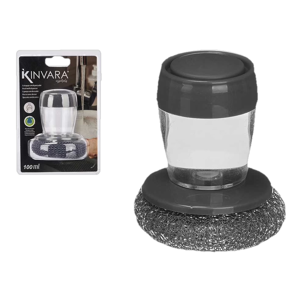 0002151400079 Estropajo con dispensador (Kinvara) 100 ml - MercoCaribe