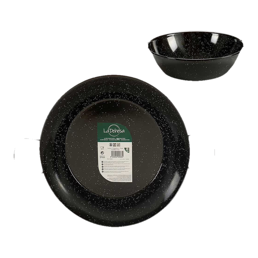 0002151400136 Sartén honda esmaltada con asas (La Dehesa) 32 cm - MercoCaribe