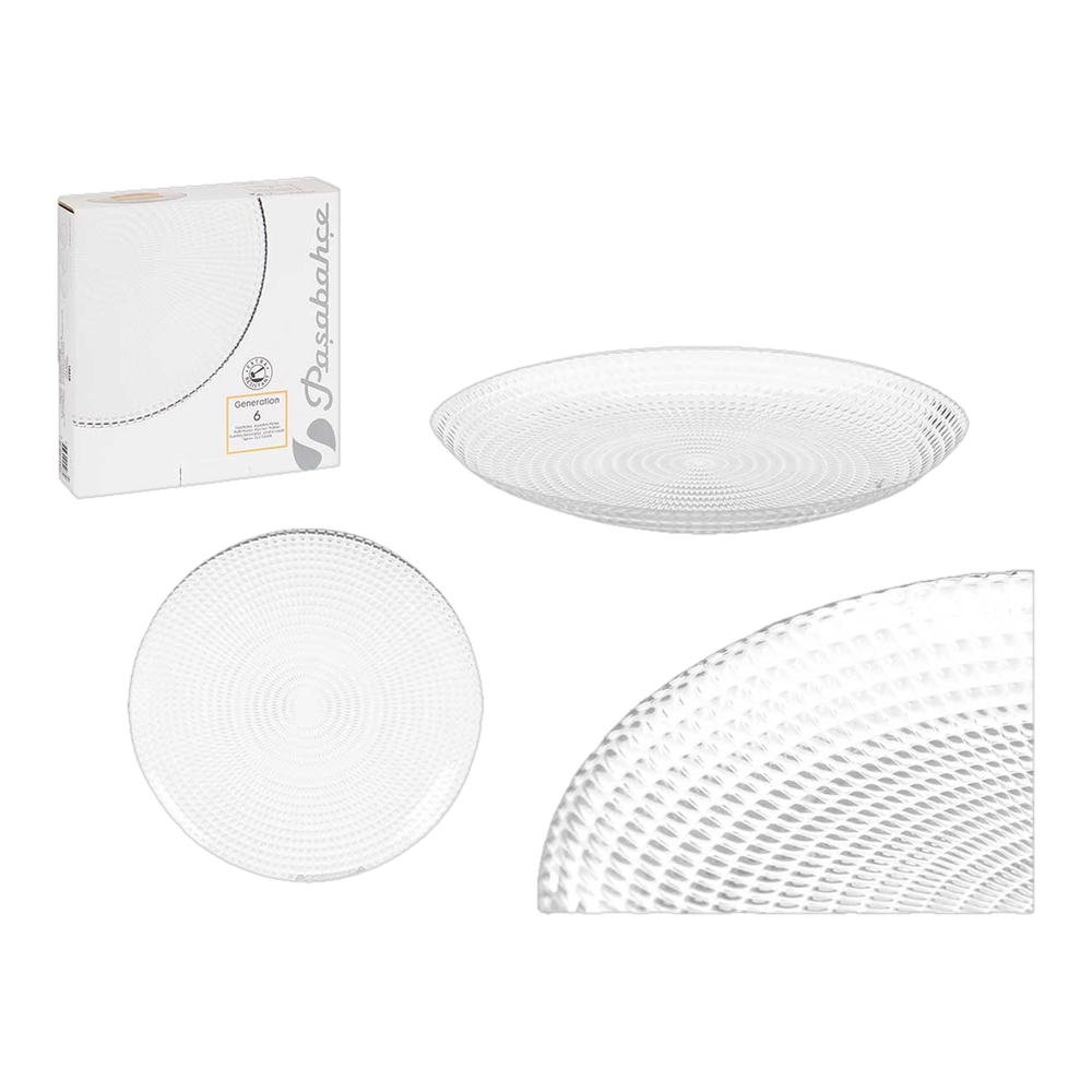 0002151400163 Platos postre generation (Pasabahce) set 6 ud. 9 cm - MercoCaribe