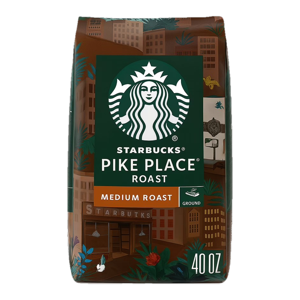 0004101000205 Café pike place - tostado medio (Starbucks) 40 oz 2.5 lb - MercoCaribe
