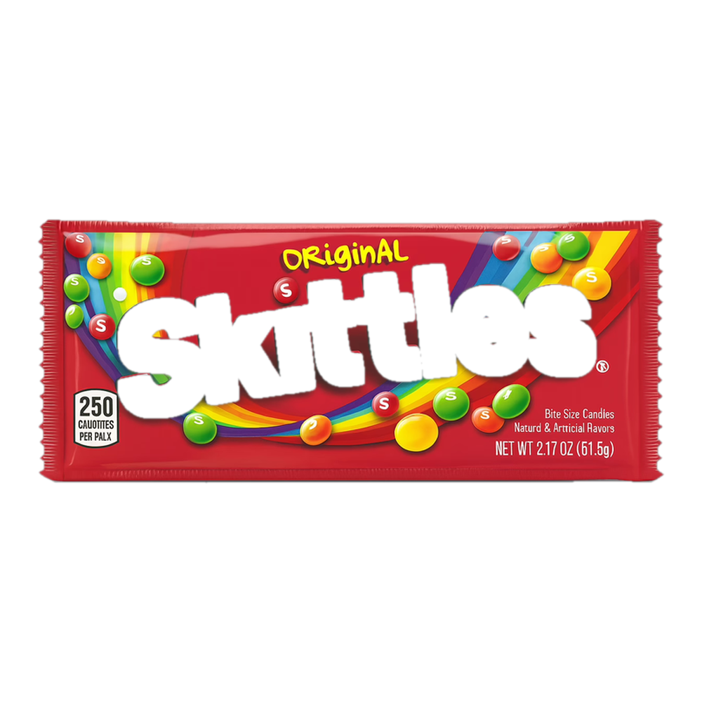 0004101300215 Caramelos (Skittles) original 2.17 oz 61.5 g - MercoCaribe