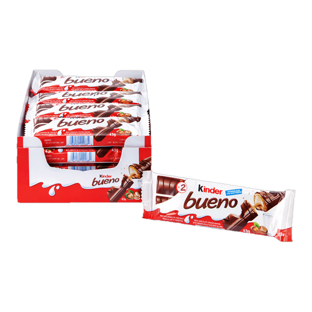 0004101300271 Barra de chocolate (Kinder) bueno 20 ud. x 1.5 oz - 30 oz 860 g - MercoCaribe
