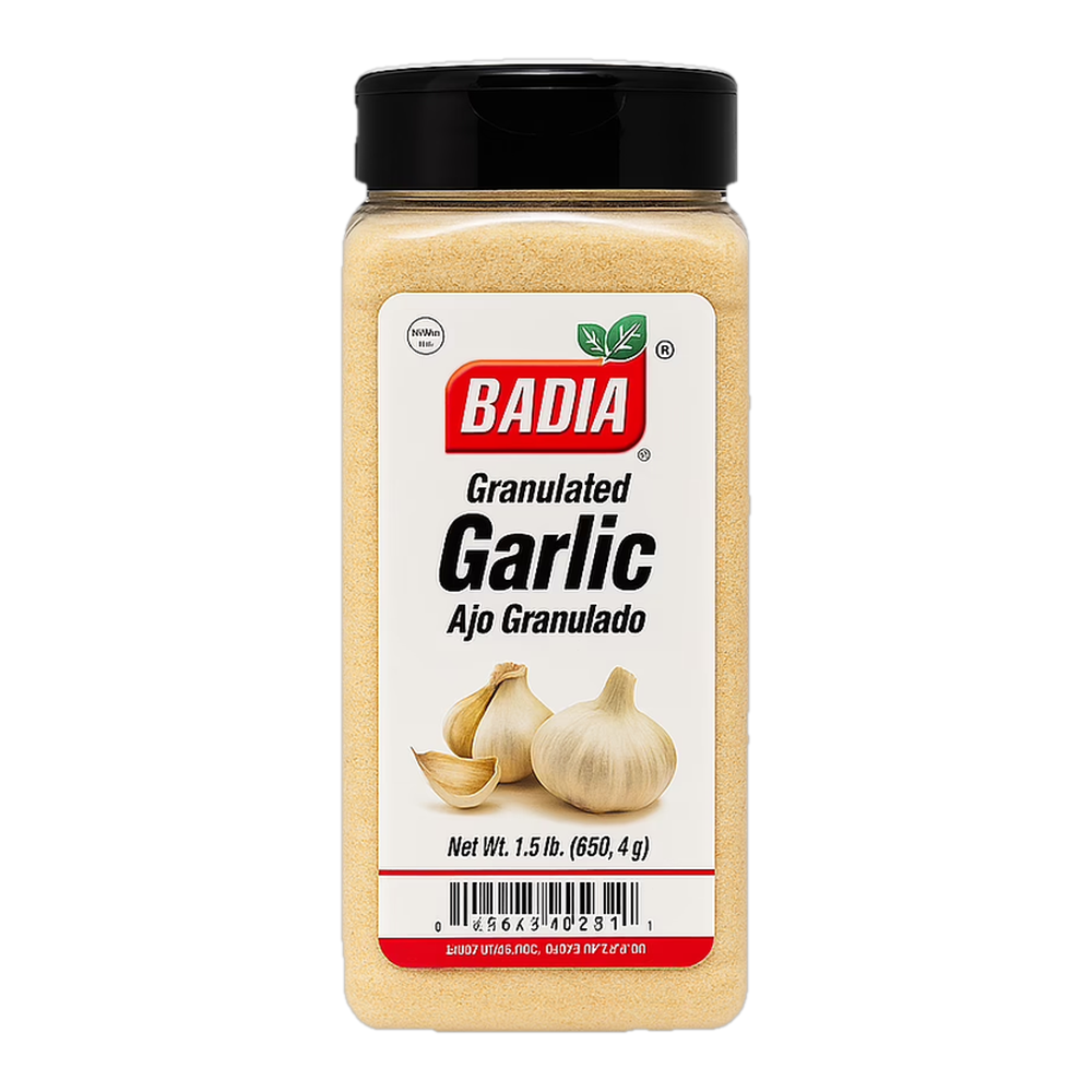 0004101600083 Ajo granulado - garlic (Badia) 1.5 lb 680.4 g - MercoCaribe
