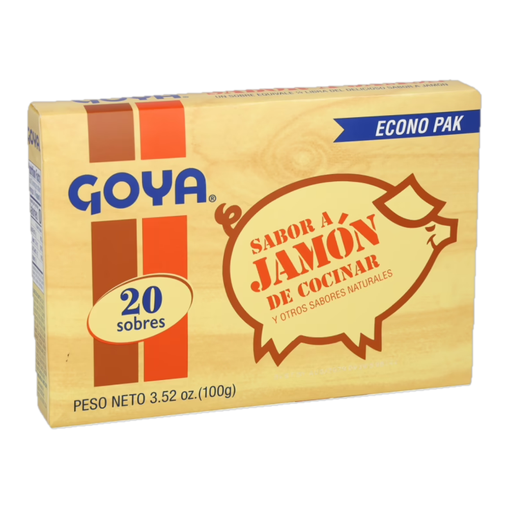 0004101600098 Concentrado sabor jamón (Goya) 3.52 oz 100 g - MercoCaribe