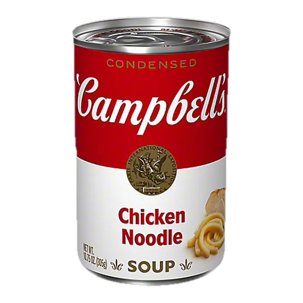 0004101900030 Sopa de pollo con fideos - chicken noodle soup (Campbells) 10.75 oz 305 g - MercoCaribe