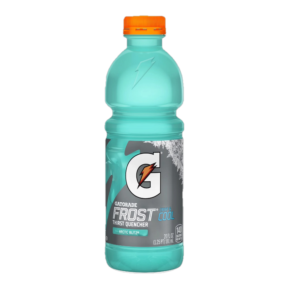 0004131000067 Bebida funcional (Gatorade) frost - arctic blitz 20 oz 591 ml - MercoCaribe