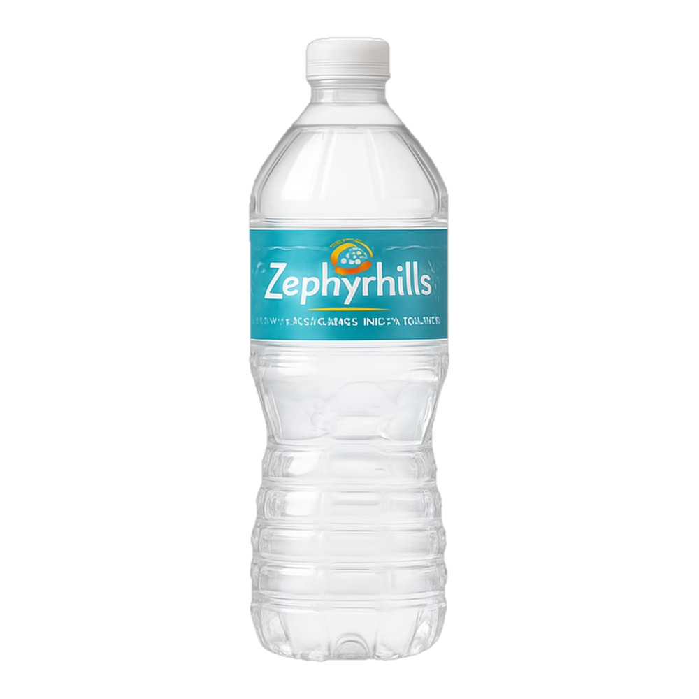 0004131000089 Agua mineral (Zephyrhills) 16.9 oz 500 ml - MercoCaribe