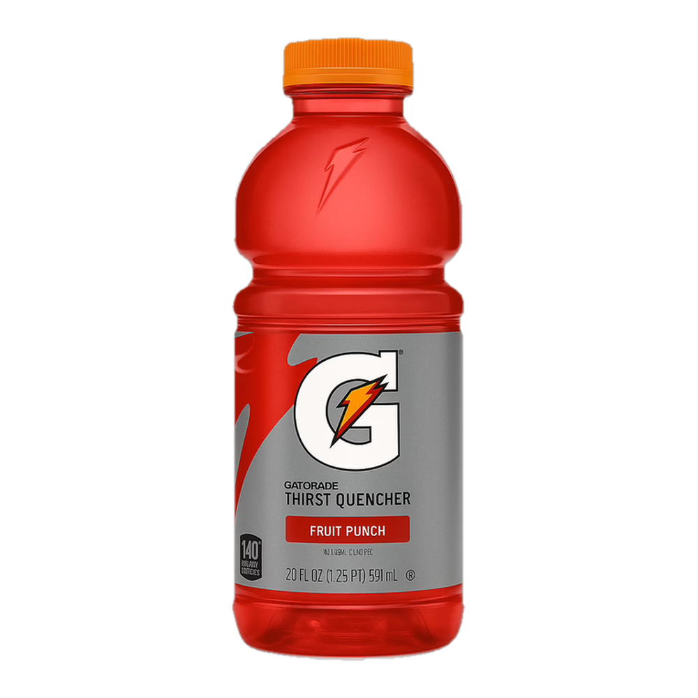 0004131000094 Bebida funcional (Gatorade) thirst quencher - fruit punch 20 oz 591 ml - MercoCaribe