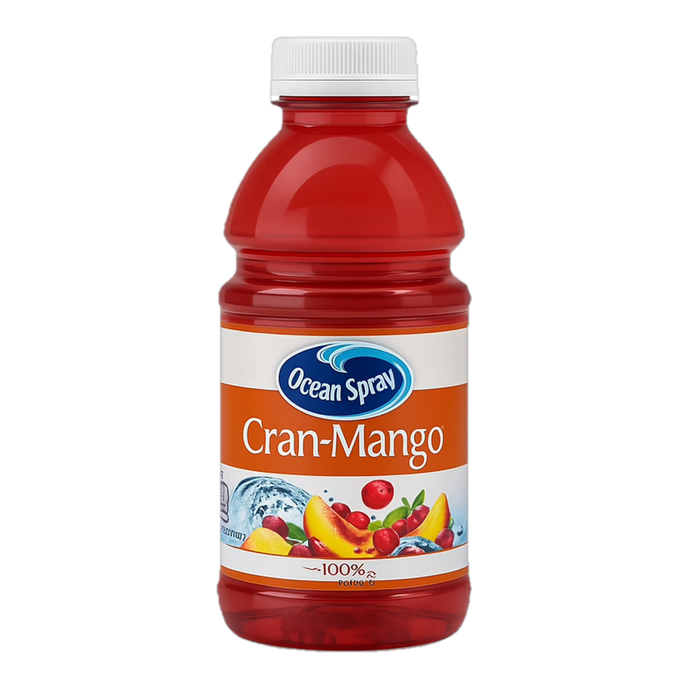 0004131600047 Jugo de arándano y mango (Ocean Spray) cran x mango 10 oz 295 ml - MercoCaribe