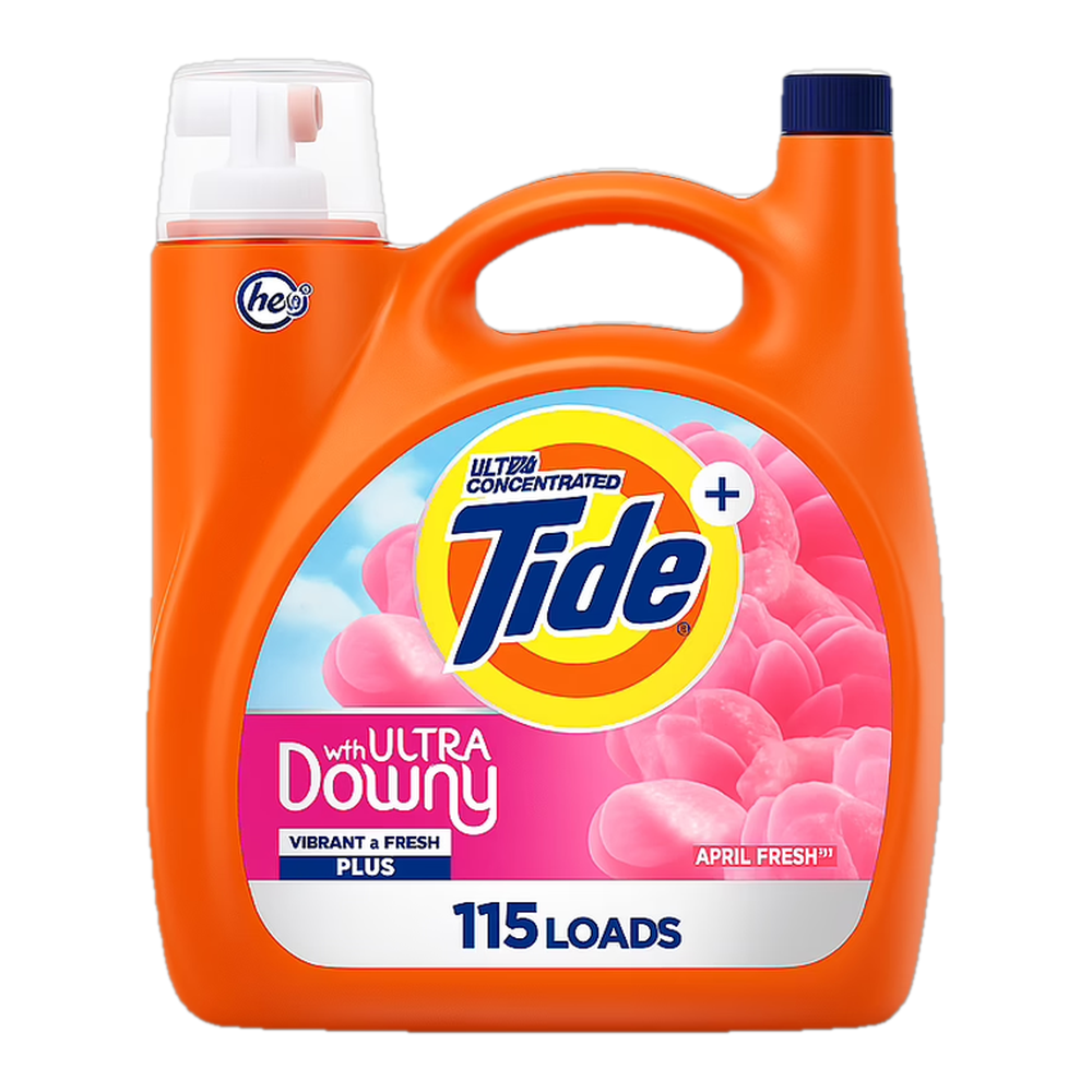 0004151000054 Detergente líquido - with ultra downy - april fresh 115 lavadas (Tide) 147 oz 4.34 l - MercoCaribe