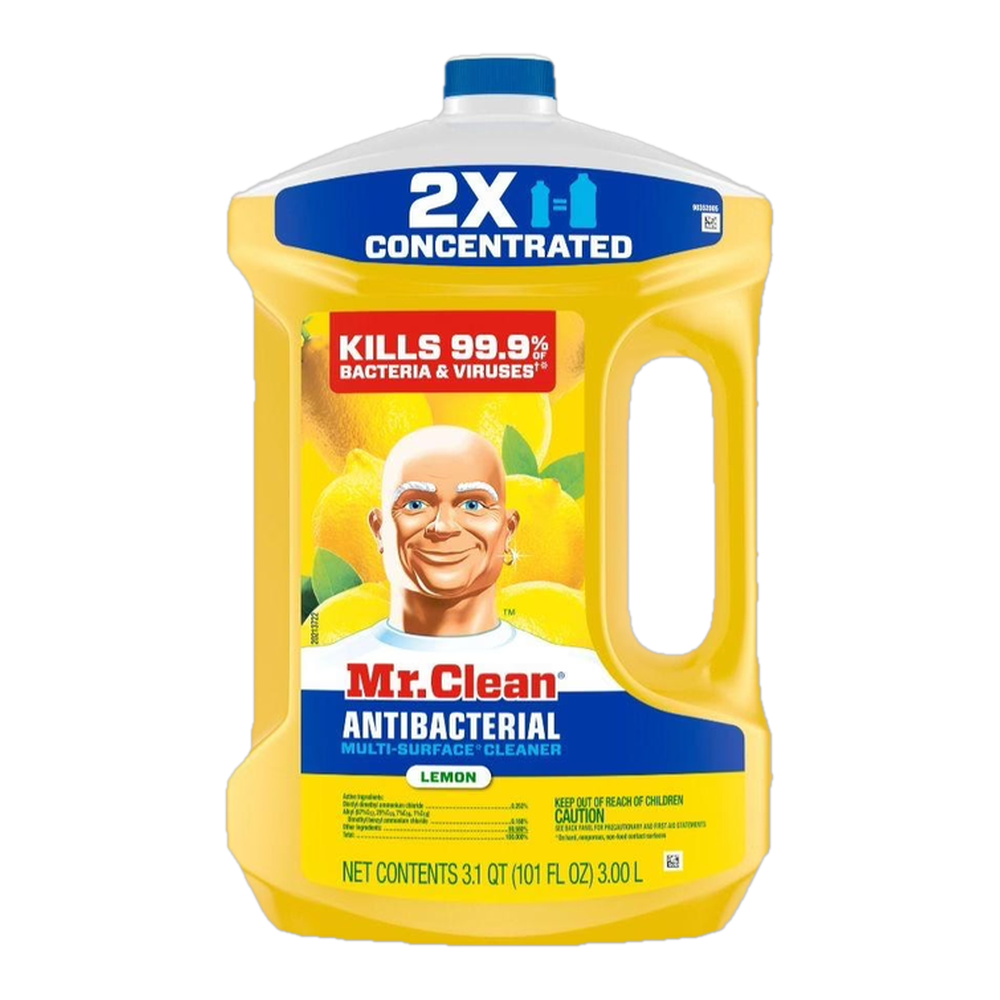0004151200066 Limpiador antibacterial concentrado - multi-surface cleaner - limón (Mr. Clean) 101 oz 3 l - MercoCaribe