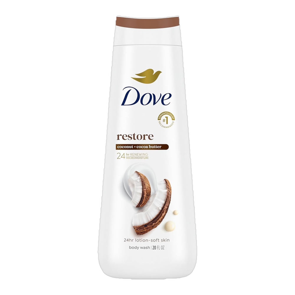 0004161100084 Gel de baño restaurador - restore - coconut / cocoa butter (Dove) 23 oz - MercoCaribe