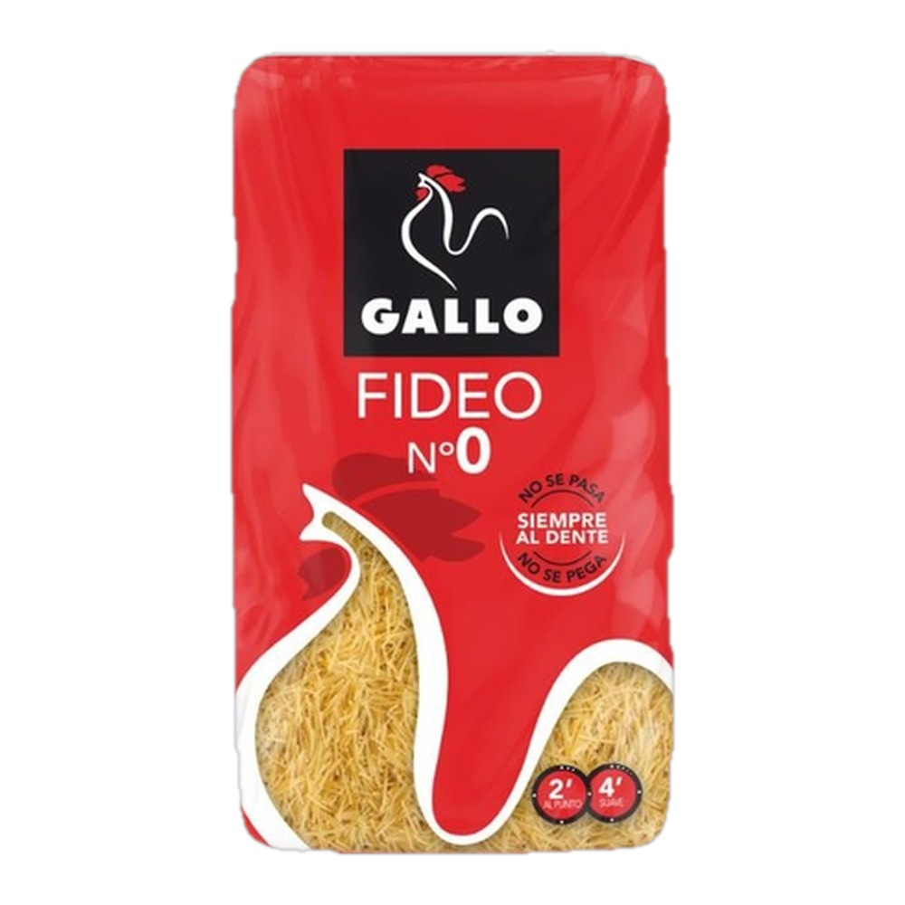 1001102000123 Fideo n.º 0 (Gallo) 400 g - MercoCaribe