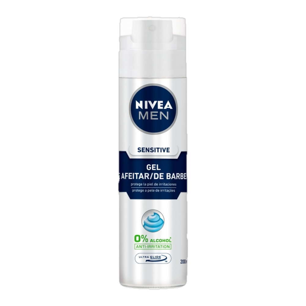 1001161400016 Gel de afeitar for men - sensitive (Nivea) 200 ml - MercoCaribe