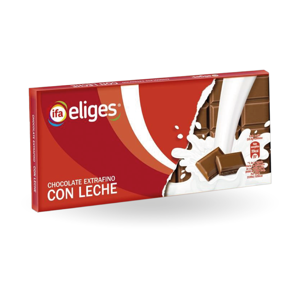 1010100029 Chocolate con leche (Ifa Eliges) extrafino 150 g - MercoCaribe