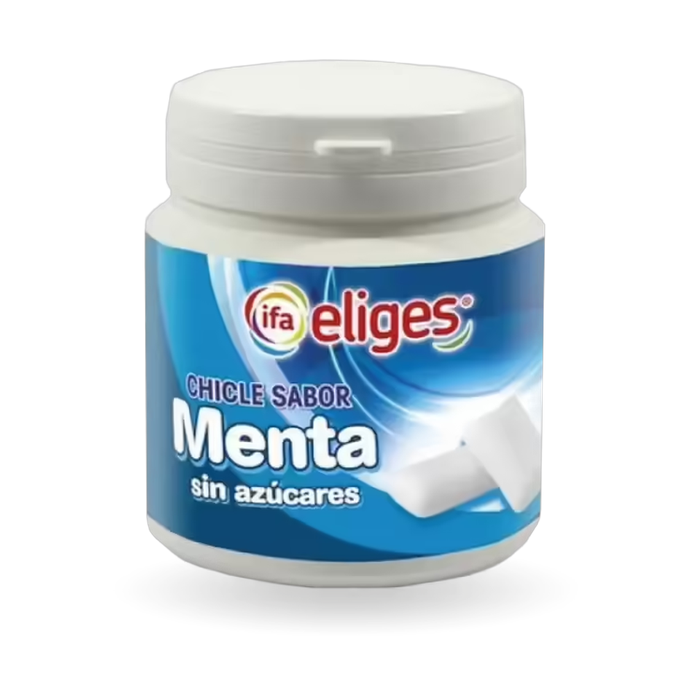 1013120003 Chicle menta sin azúcar (Ifa Eliges) bote de 100 g - MercoCaribe