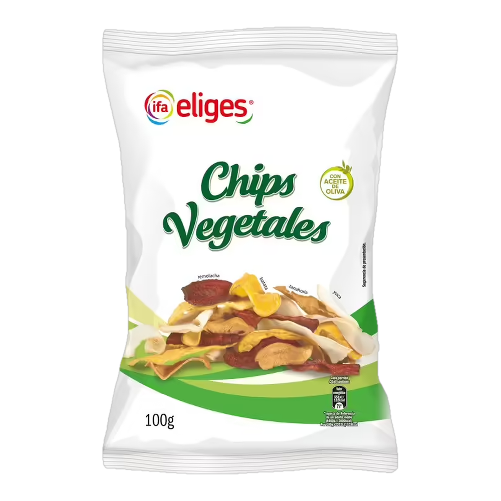 1017000011 Chips de vegetales (Ifa Eliges) paquete de 100 g - MercoCaribe