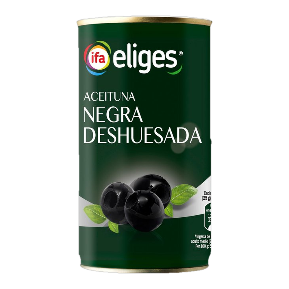 1017000044 Aceituna negra sin/hueso (Ifa Eliges) 150 g - MercoCaribe