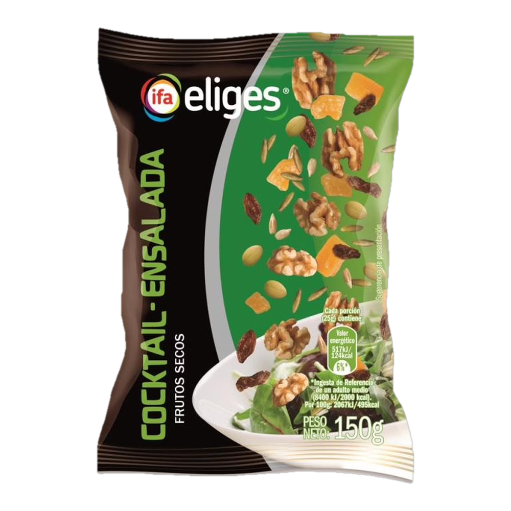 1017000075 Coctel de frutos secos ensalada (Ifa Eliges) 150 g - MercoCaribe