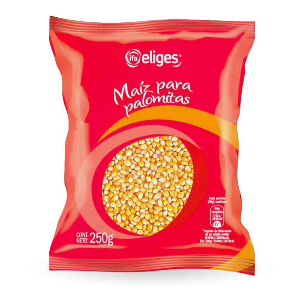 1017000077 Maíz de palomitas (Ifa Eliges) bolsa 250 g - MercoCaribe