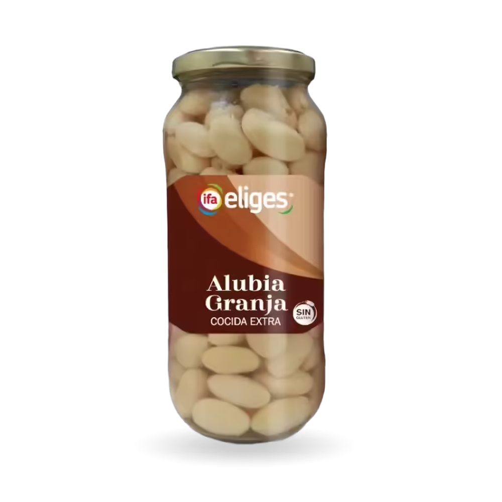 1020120033 Alubia granja cocida (Ifa Eliges) frasco 400 g - MercoCaribe