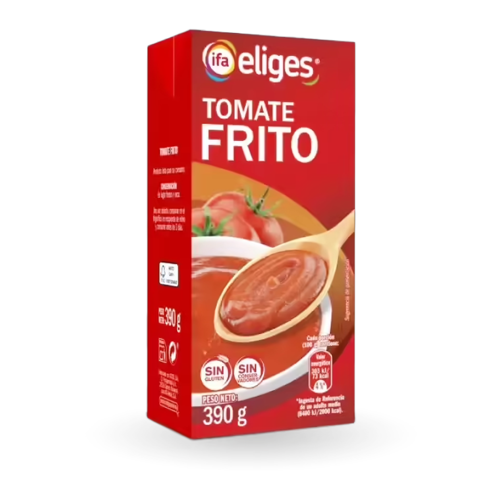 1021110019 Tomate frito (Ifa Eliges) brik 390 g - MercoCaribe