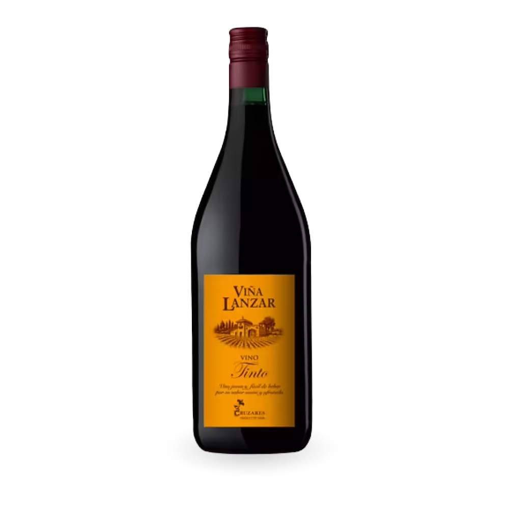 1311000010 Vino tinto botella 11º (Viña Lanzar) 1 l - MercoCaribe
