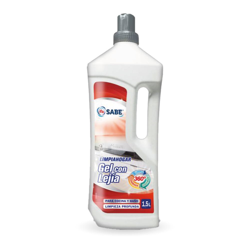 1512000046 Limpiahogar gel con lejía (Ifa Sabe) 1.5 l - MercoCaribe