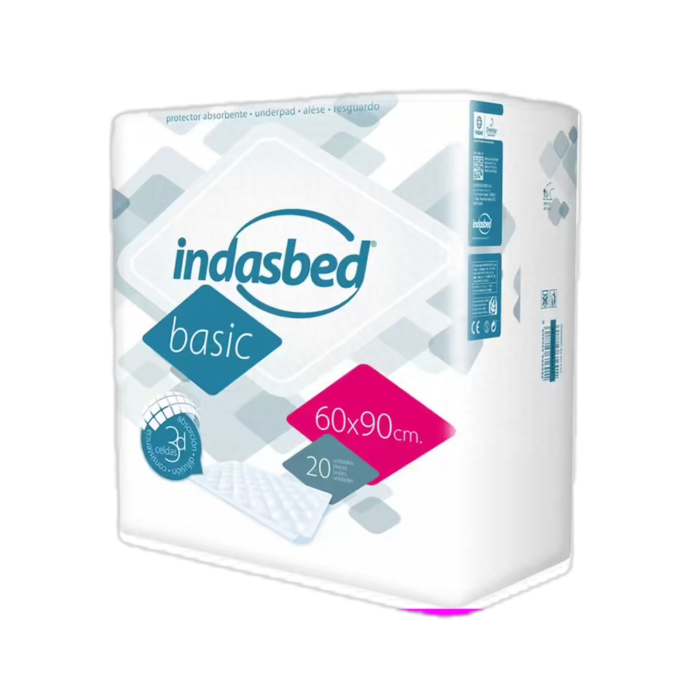 1615000007 Protector de cama básico (Indasbed) 60 x 90 b/20 20 ud. - MercoCaribe