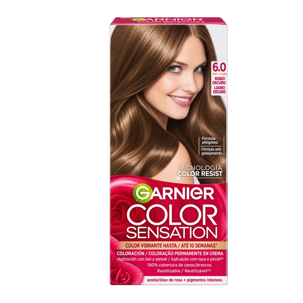 1001161000052 Tinte Color Sensation (Garnier) Rubio Oscuro Nro.6 - MercoCaribe
