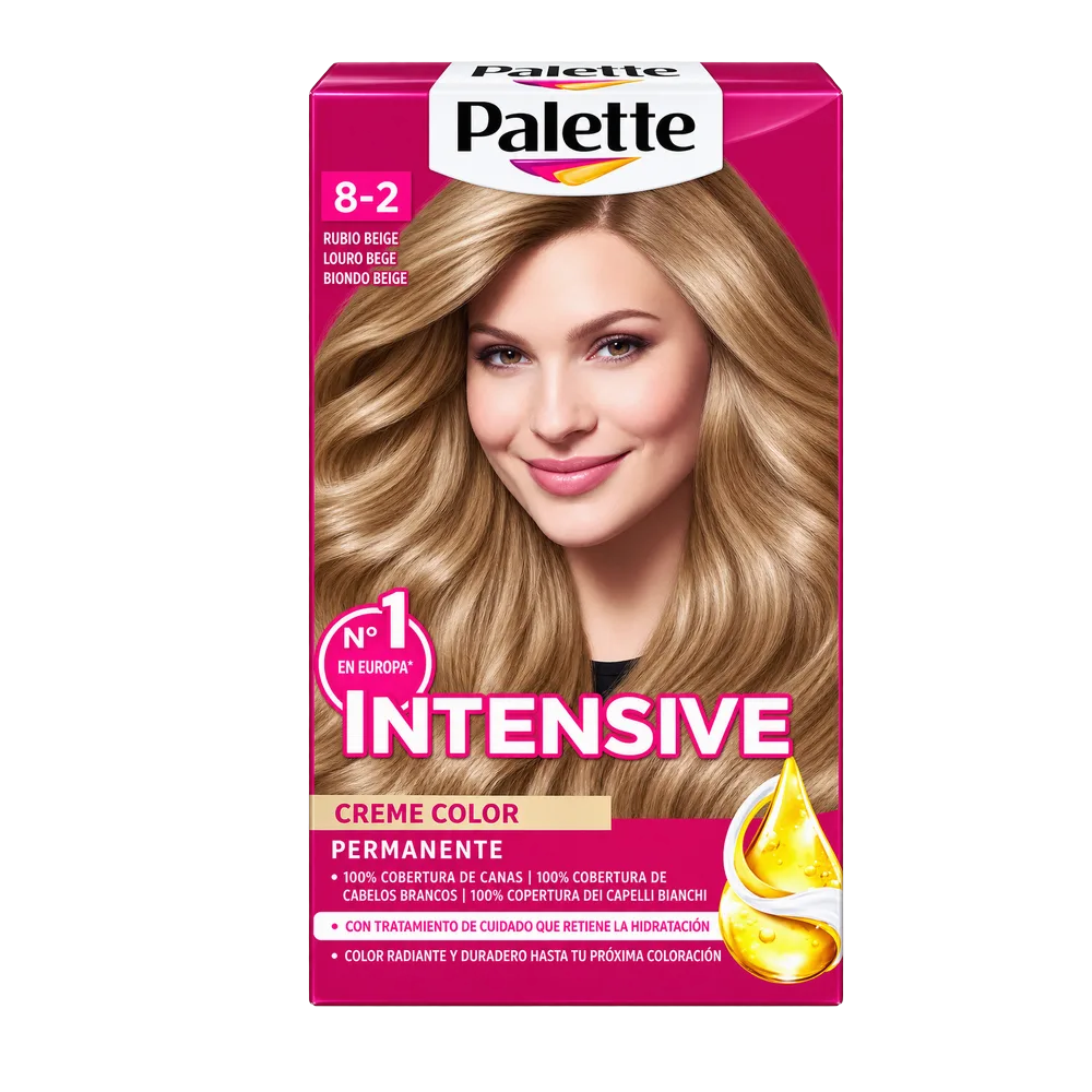 1001161000054 Tinte Color Intenso (Palette) Rubio Beige Nro.8.2 - MercoCaribe