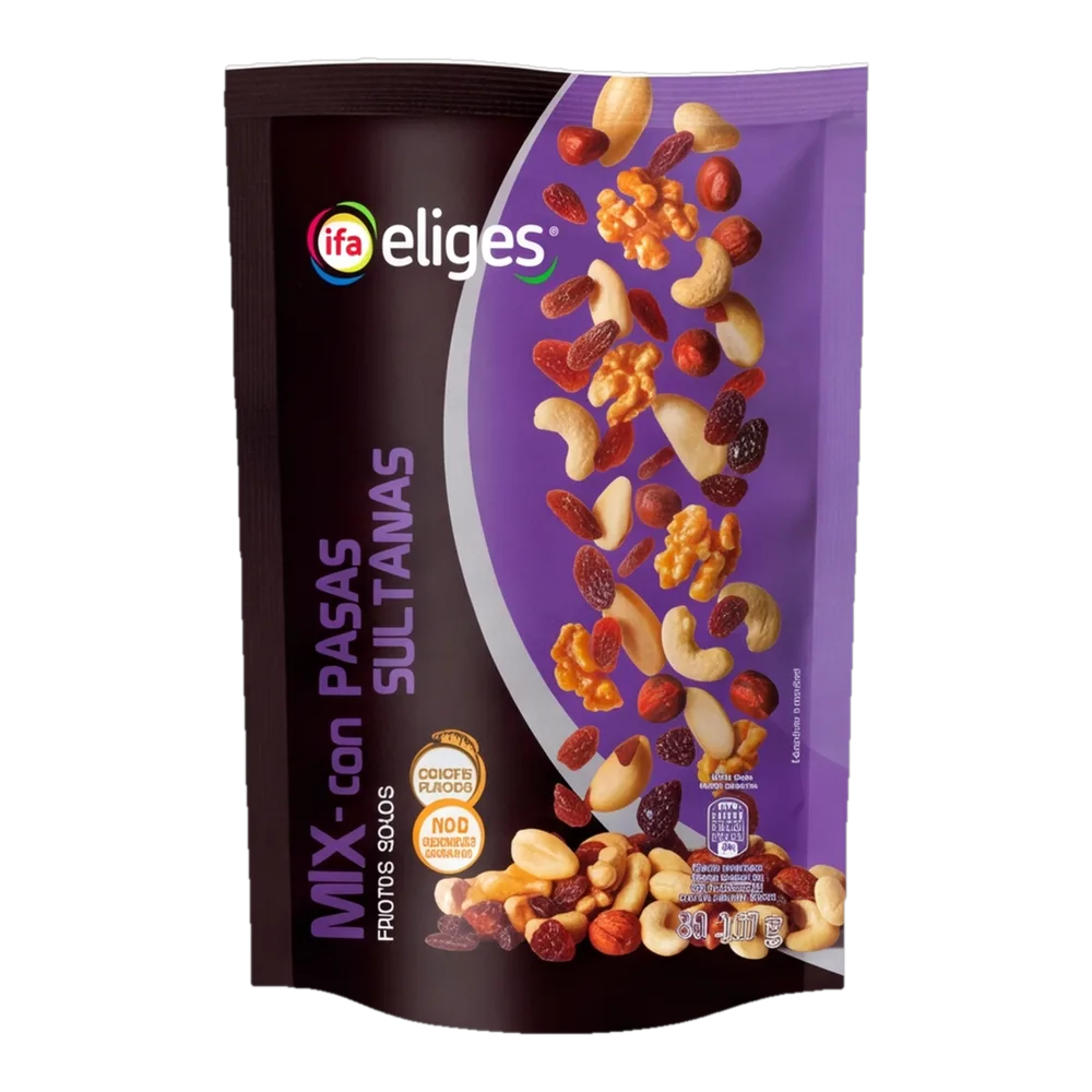 1017000079 Mix de frutos secos c/pasas y ar (Ifa Eliges) 200 g - MercoCaribe
