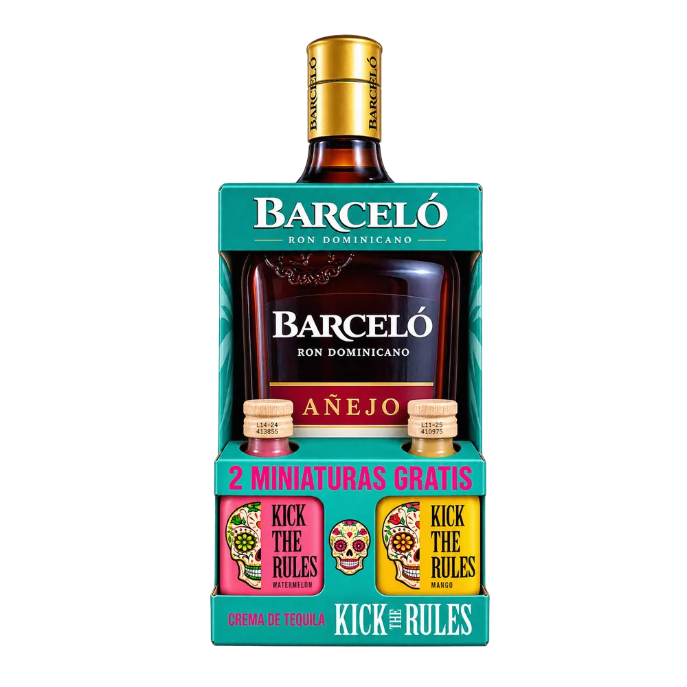 1312000007 Ron barceló añejo 700 ml - MercoCaribe