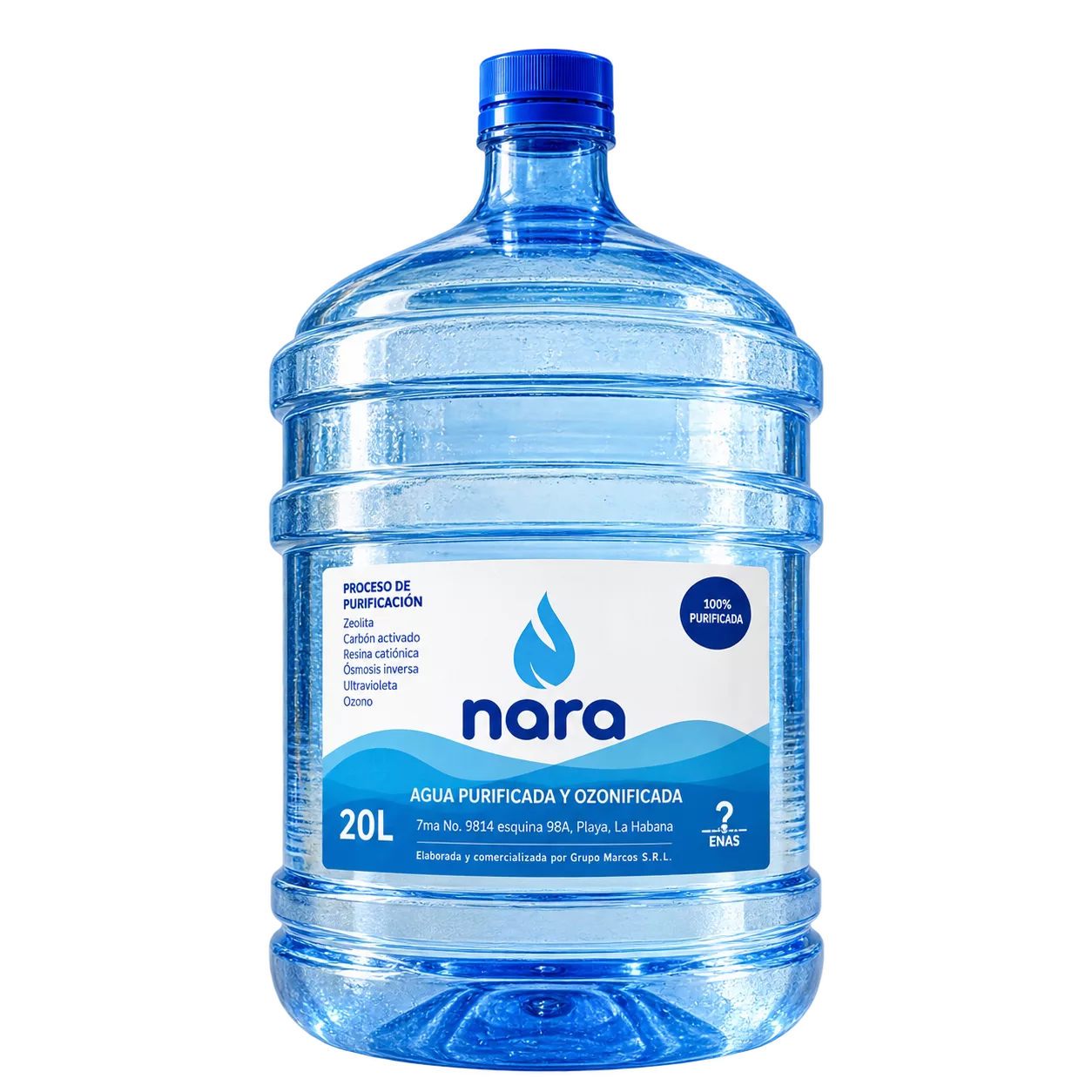 ChatGPT Image 8 sept 2026, 20_38_44 Agua Natural (Nara) 20Lt - MercoCaribe